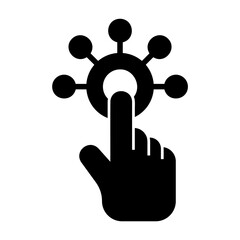 interaction Solid icon