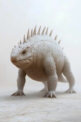 Fototapeta premium Delving into the Defensive Mechanisms of Armored Creatures with Tail Clubs
