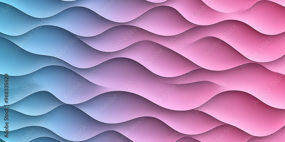 Aufkleber Abstract background with smooth lines creating a wave pattern