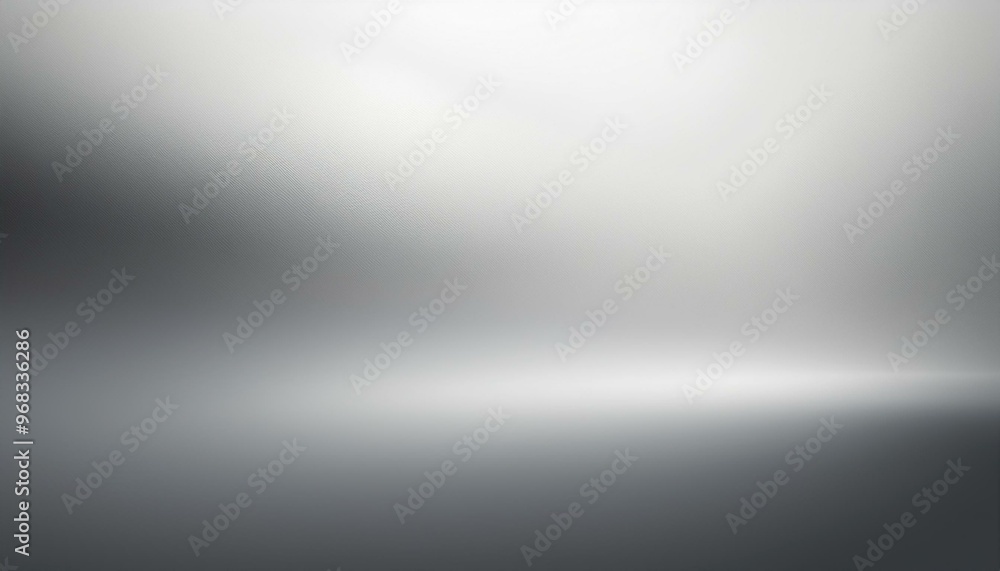 Poster a blurred gradient background transitioning from white to silver