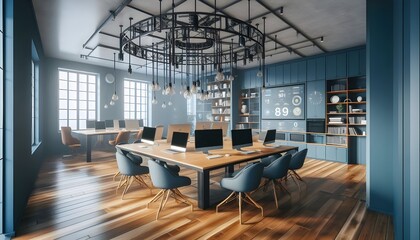 modern conference room interior