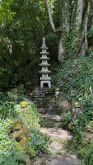 Japanese Pagoda in the Woods