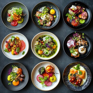 Birds-eye perspective showcasing advanced culinary technology