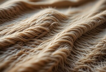 Macro Shot of Twisted Fabric Threads