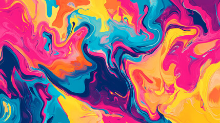 Vibrant and playful abstract pop art background for creative projects, generative ai. Pop Art. Illustration