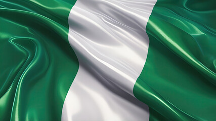 nigerian flag for national Day or Independence Day of nigeria