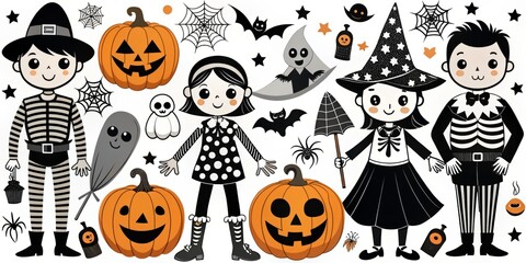 Ghostly figures in tattered clothing lurk in the shadows, lanterns casting an eerie glow on cobblestone streets filled