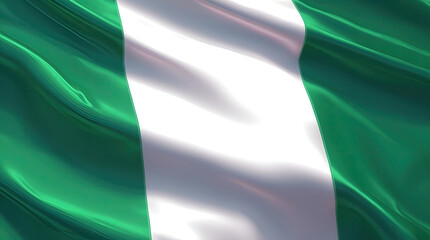 Obraz premium nigerian flag for national Day or Independence Day of nigeria