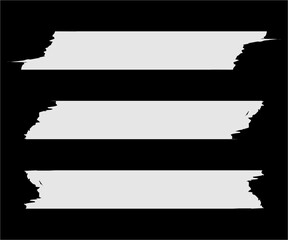 Torn Paper Pieces Vector 