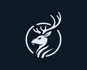 silhouette of a deer