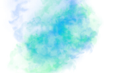 Transparent watercolor color smoke explosion texture overlay effect. Watercolor texture of clouds, paint brush strokes, paint stain strokes. Png file