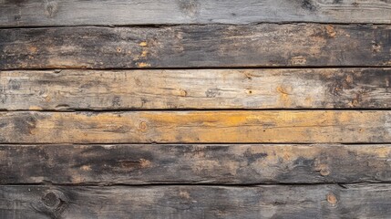 Fototapeta premium Rustic Weathered Wooden Plank Texture Background, Natural Wood Grain Pattern, Aged Timber Surface, Rustic Design Element