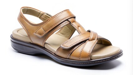 Slip-on sandals for elderly women offer adjusted straps and cushioned footbeds for ultimate support and comfort.