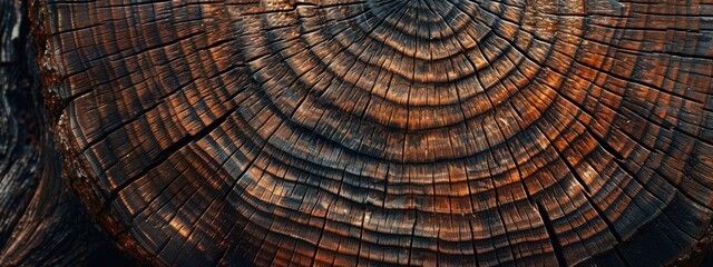 A piece of wood with a very old and worn appearance