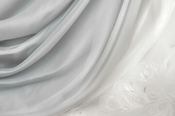 Fototapeta premium white silk background