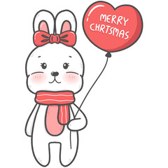 little christmas bunny