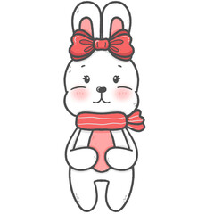 little christmas bunny