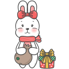 little christmas bunny