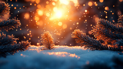 Fototapeta premium Merry Christmas red background decorated with happy 2025 new year