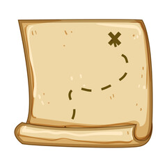 ocean nautical map cartoon. sea coastline, compass latitude, longitude bearings ocean nautical map sign. isolated symbol vector illustration