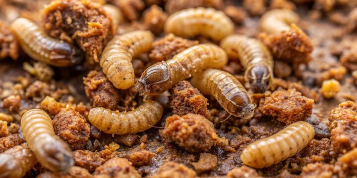 The small wriggling parasites thrash about in dog dung, their bodies twisted among a morass of dark, muck-coated