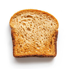 toast bread on a white background.