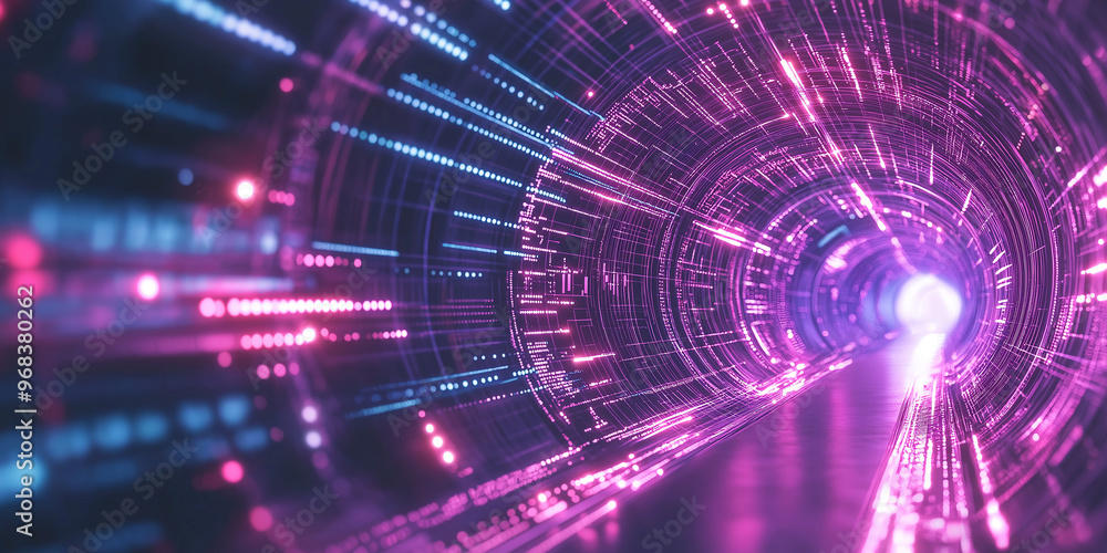 Poster Digital tunnel streaming big data through cyberspace