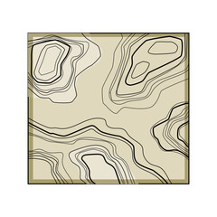 bathymetry sea topogrphic cartoon. abyssal trench, ridge shelf, slope plain bathymetry sea topogrphic sign. isolated symbol vector illustration