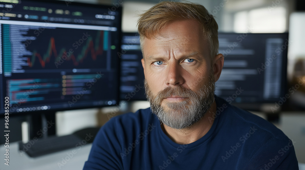 Poster Programmer is concentrating on his work on a complicated project
