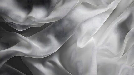 Obraz premium Abstract black and white gradient background. Perfect for modern banner, poster, or cover designs, the scene emphasizes minimalistic elegance with a luxurious and refined feel. Ideal for fashion