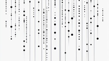 Simple dot and dash pattern in a repeating grid, forming a minimalist and clean design.