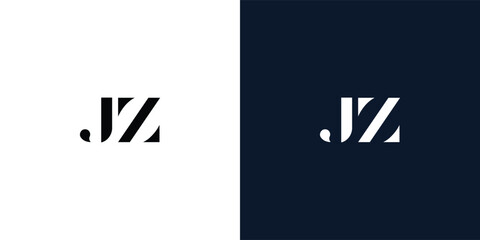 Abstract letter JZ logo.