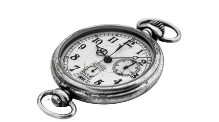 Vintage Pocket Watch with Roman Numerals and Subdial