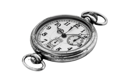 Vintage Pocket Watch with Roman Numerals and Subdial