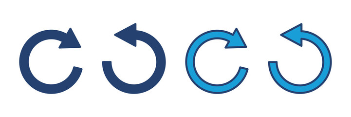 Refresh icon vector. Reload icon vector. Update icon.