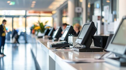 Teller Counter: The main area in the bank where customers perform transactions such as deposits and withdrawals, engaging directly with bank tellers for service.
