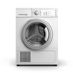 Fototapeta premium Clothes dryer isolated on white background. 3D rendering.