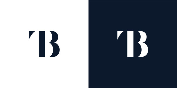 Abstract letter TB logo.