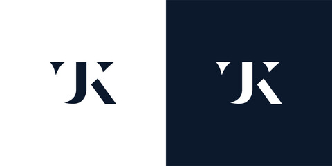 Abstract letter UK logo. © Gfxvect Pro
