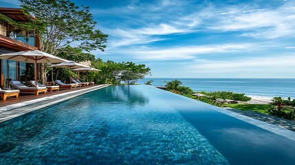 Infinity Pool Overlooking the Ocean