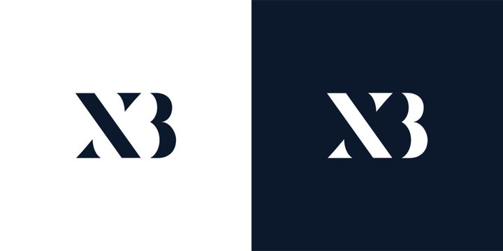 Abstract letter XB logo.