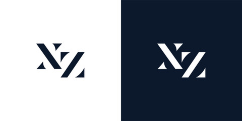 Abstract letter XZ logo.
