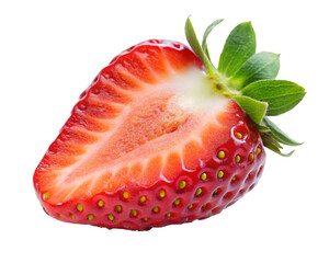 Beautiful Strawberries with Transparent Background – Ideal for Digital and Print