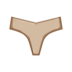 satin women panties cartoon. silk comfort, style fashion, intimate delicate satin women panties sign. isolated symbol vector illustration