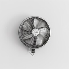 Wall fan isolated on white background.