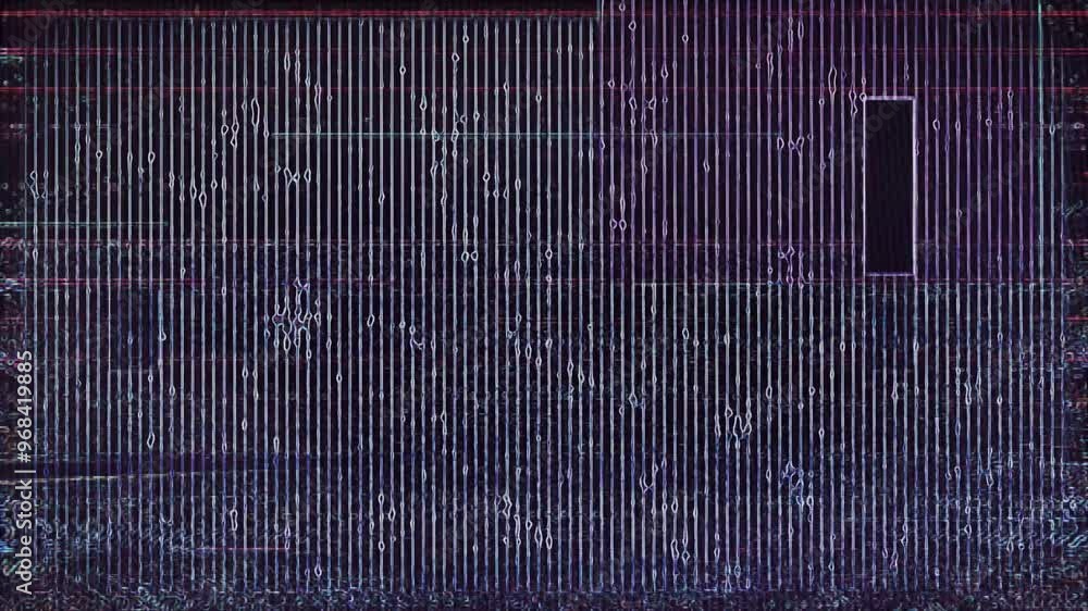 Aufkleber screen or display with heavily distorted images in motion