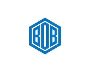 BOB Logo design vector template. BOB