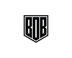 BOB Logo design vector template. BOB
