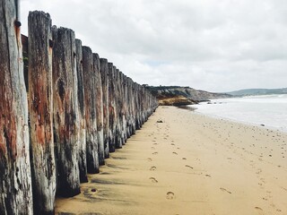 Fence by the ocean