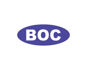 BOC Logo design vector template. BOC